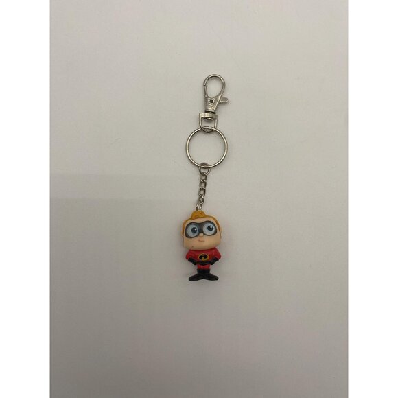 Upcycled Disney Doorables Mr. Incredible Figurine Keychain - Vintage Toy Purse - Picture 1 of 3